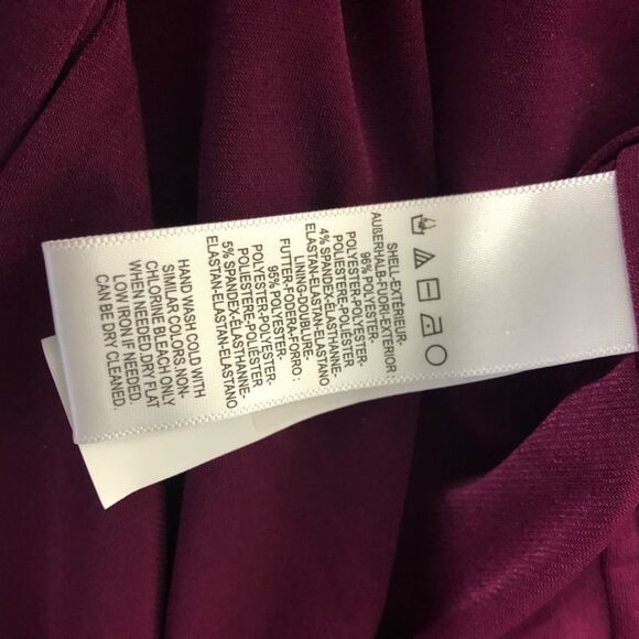 Dress the population NWT Vanessa halter dress in dark magenta - Picture 8 of 10